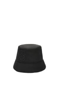 LOEWE Puffer bucket hat in nylon Black