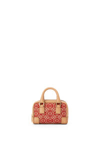 LOEWE アマソナバッグ ナノ (アナグラムジャカード&カーフ) Red/Warm Desert