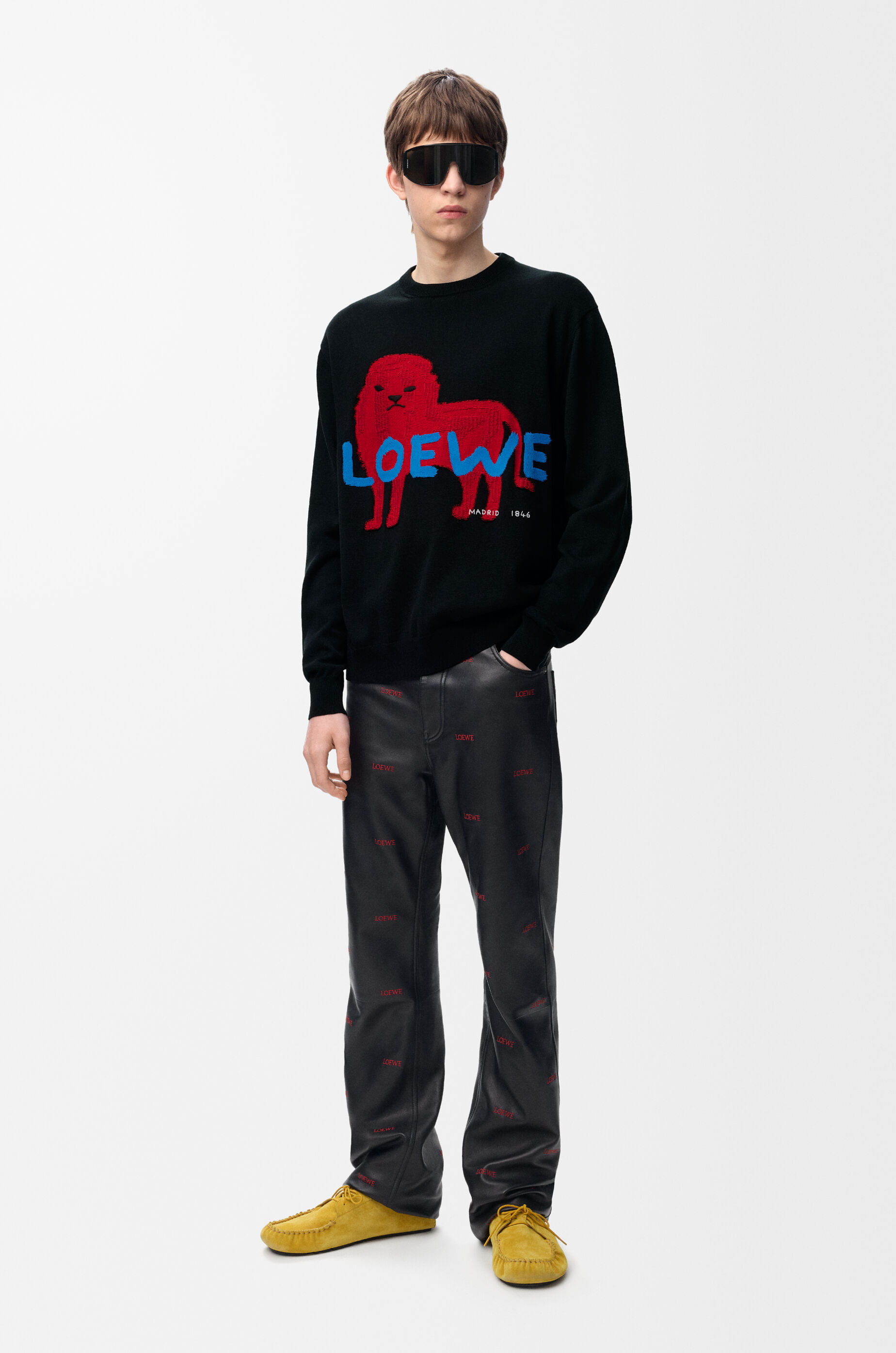 LOEWE ブラックニット セーター セーター（コットン&シルク） ブラック - ロエベ 日本 公式サイト