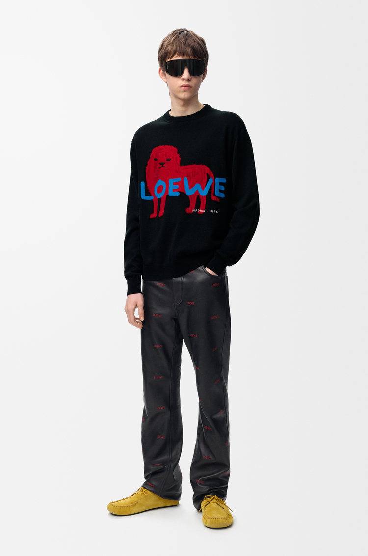 LOEWE セーター（コットン&シルク） ブラック