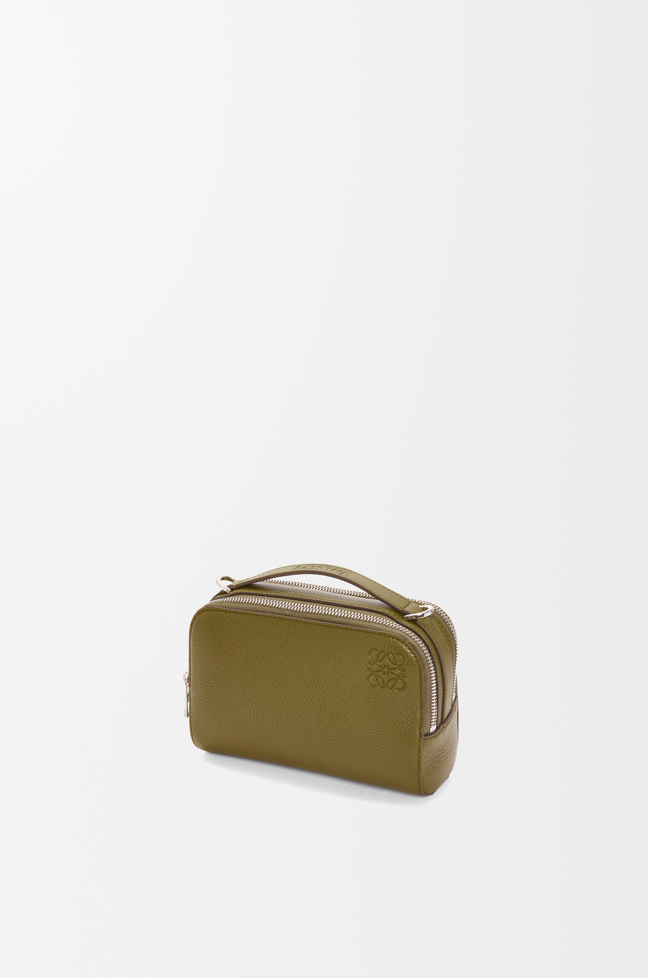 LOEWE クロスボディ カメラバッグ ミニ（ソフトグレインカーフ） オリーブ