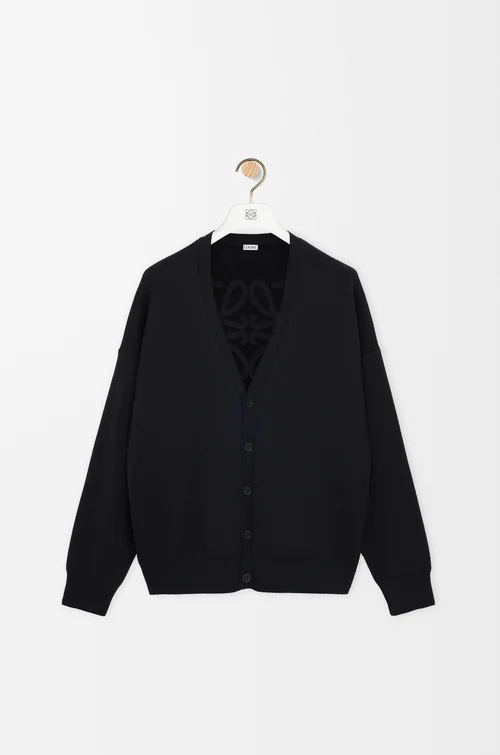 LOEWE Cardigan in wool blend Black