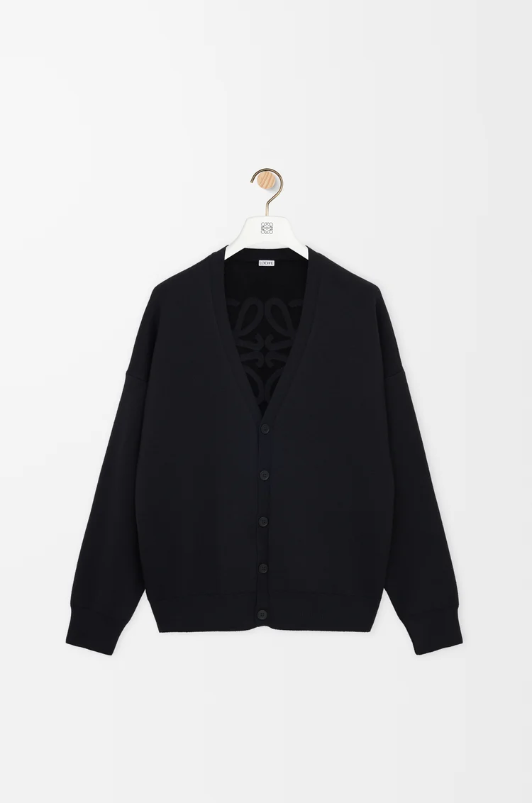 LOEWE Cardigan in wool blend Black
