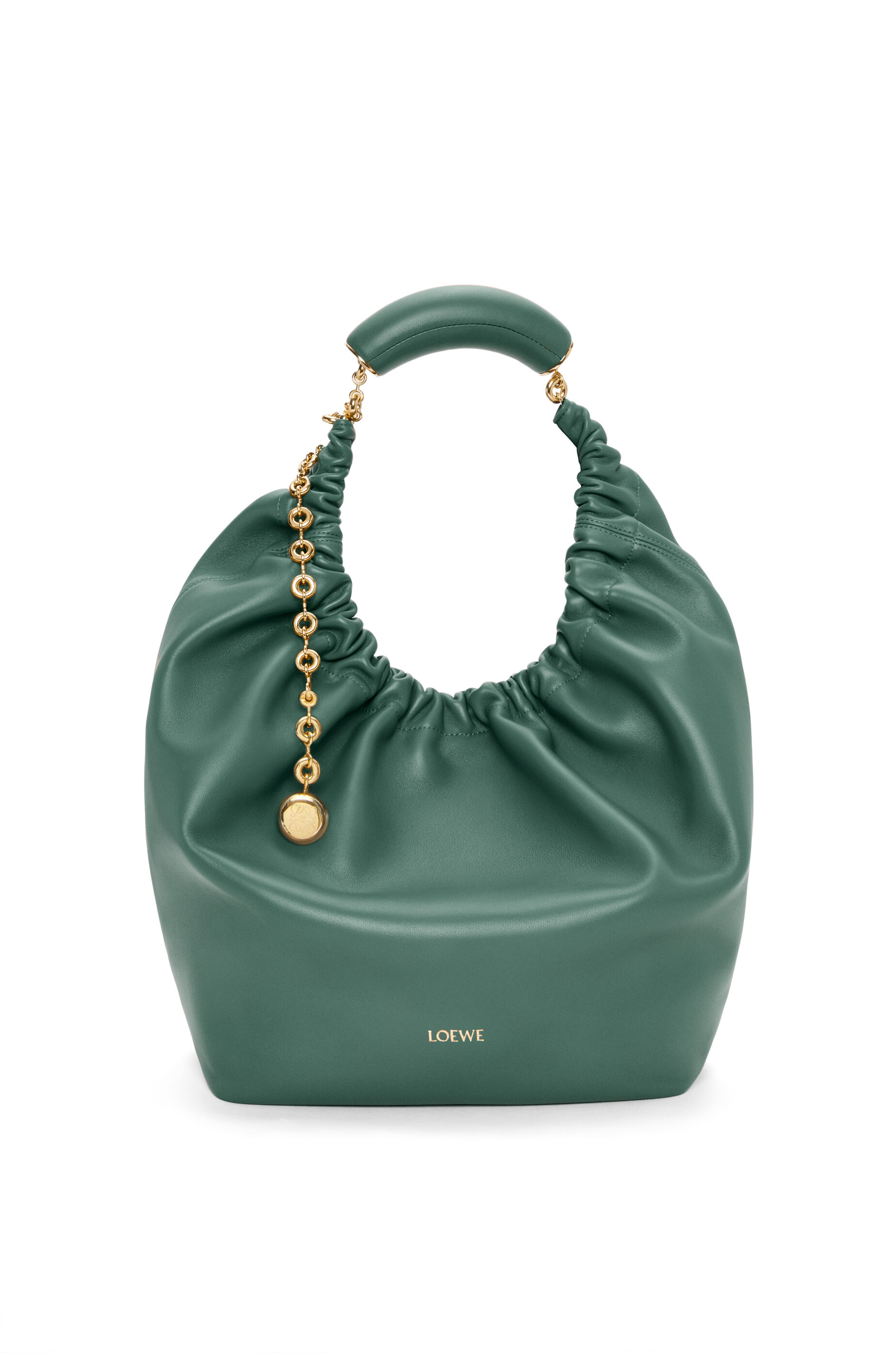 Medium Squeeze bag in mellow nappa lambskin Black - LOEWE