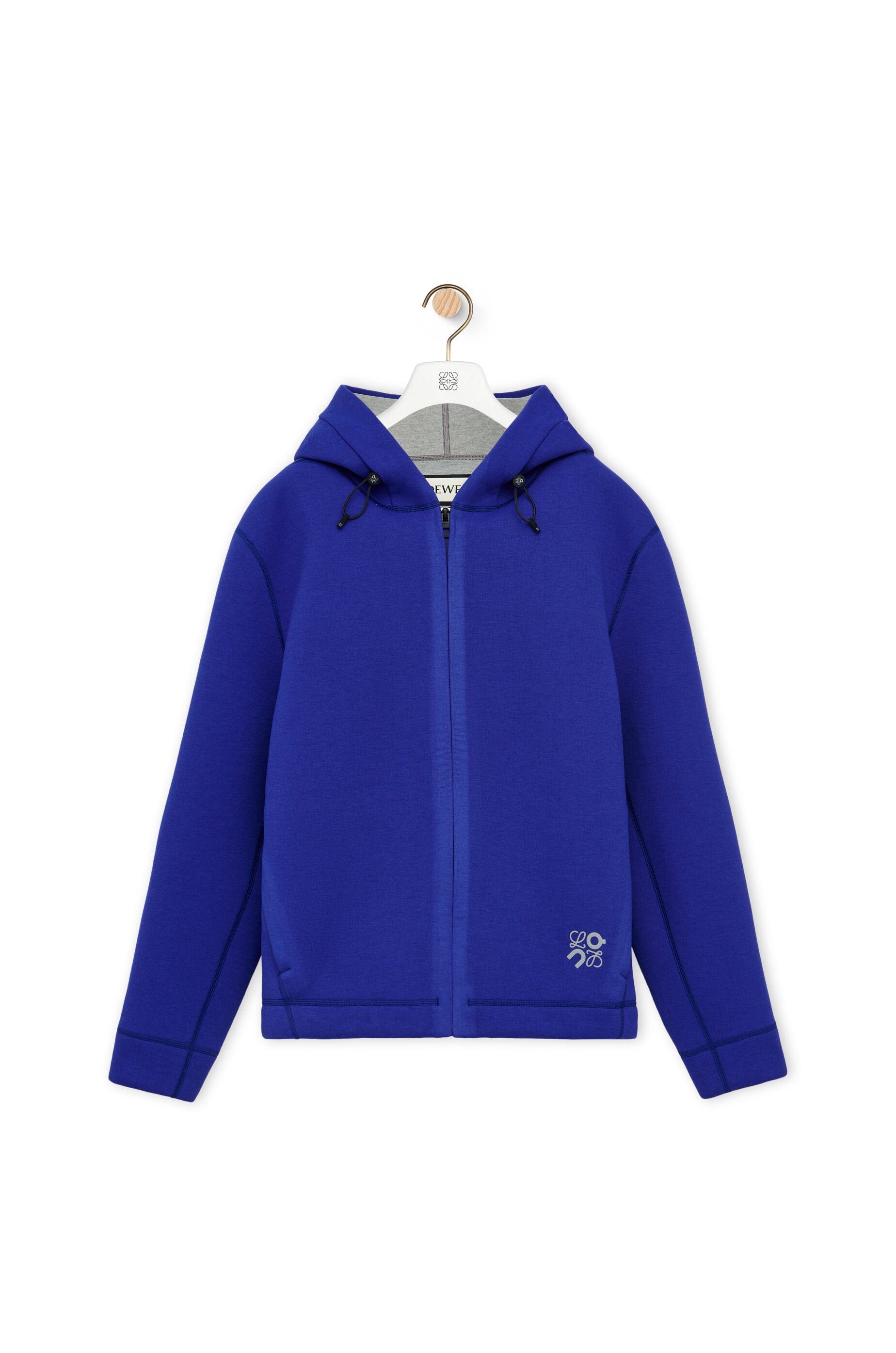 Sudadera con capucha en tejido tecnico Azul LOEWE