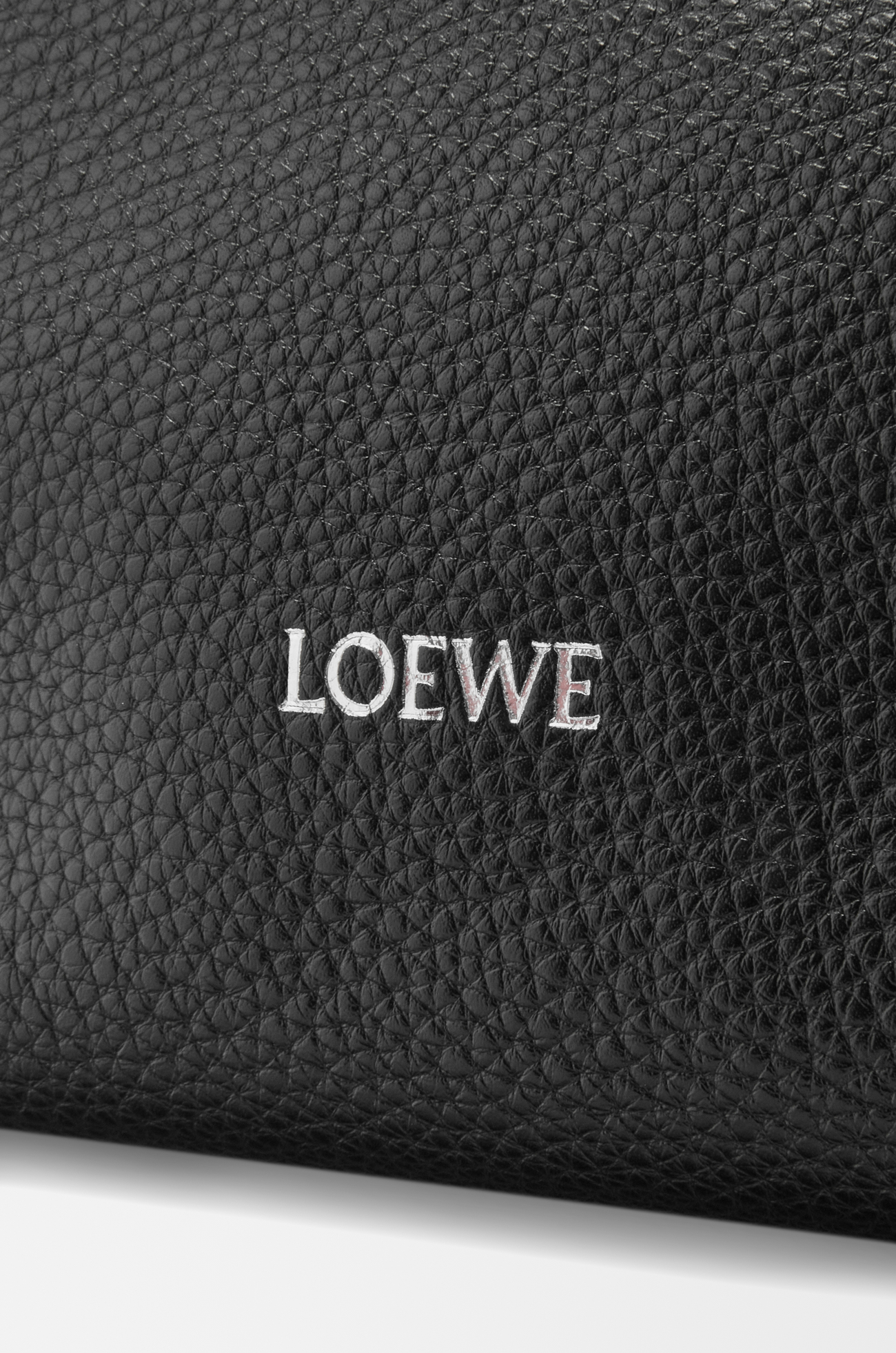 LOEWE Small Cubi crossbody bag in supple grained calfskin Black plp_rd
