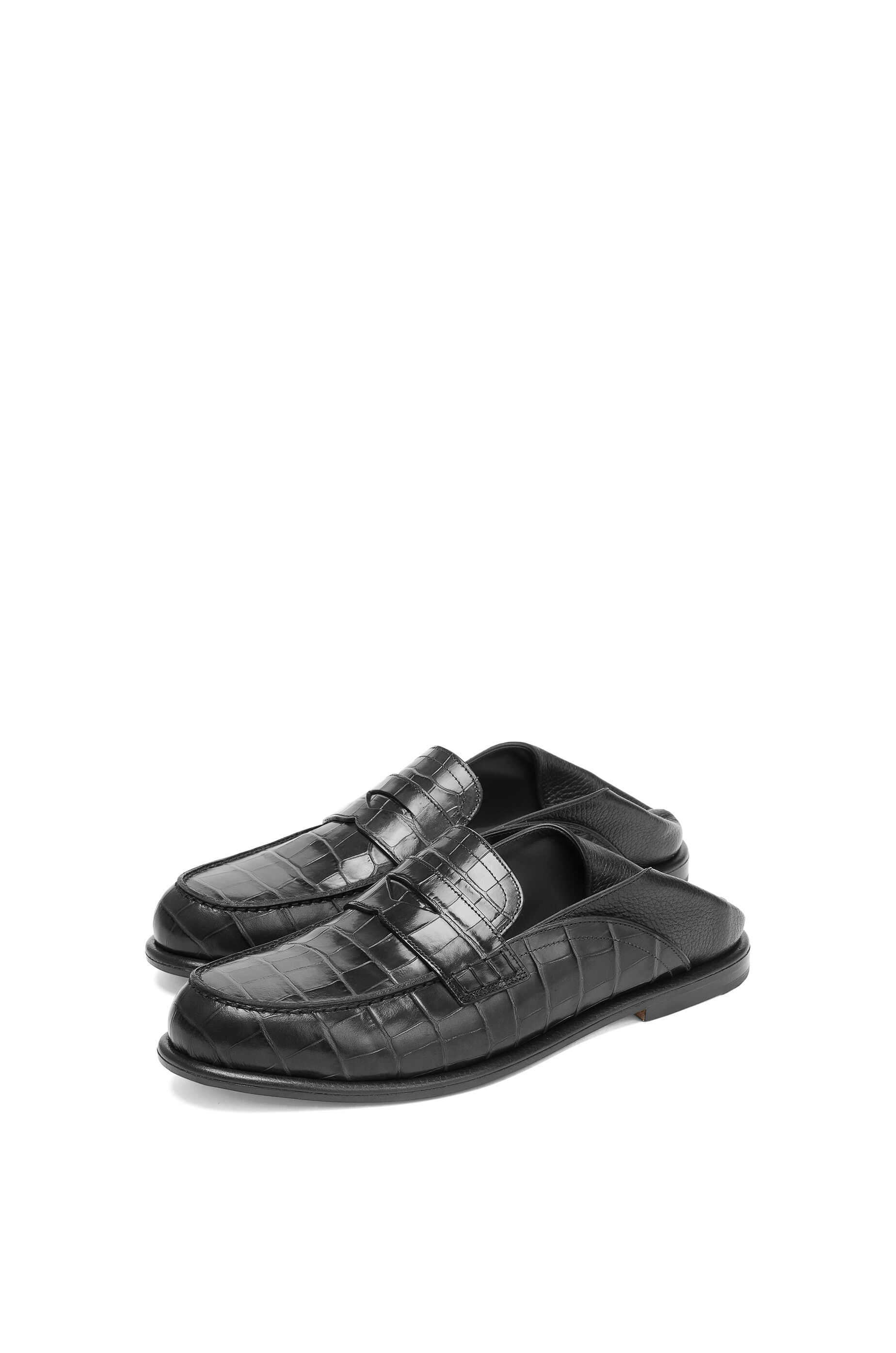 loewe croc loafers