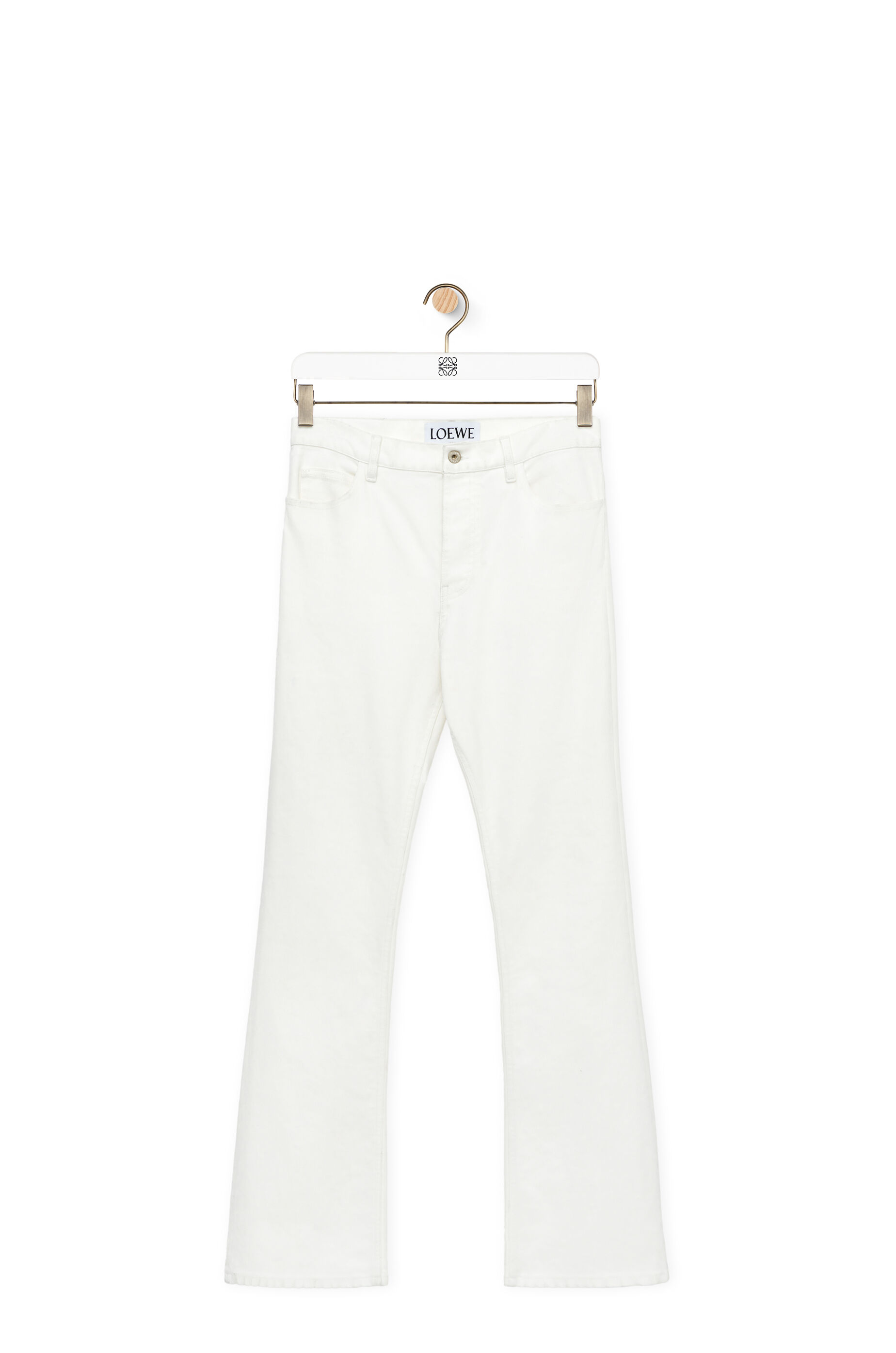 2920233 White Bootleg Pants