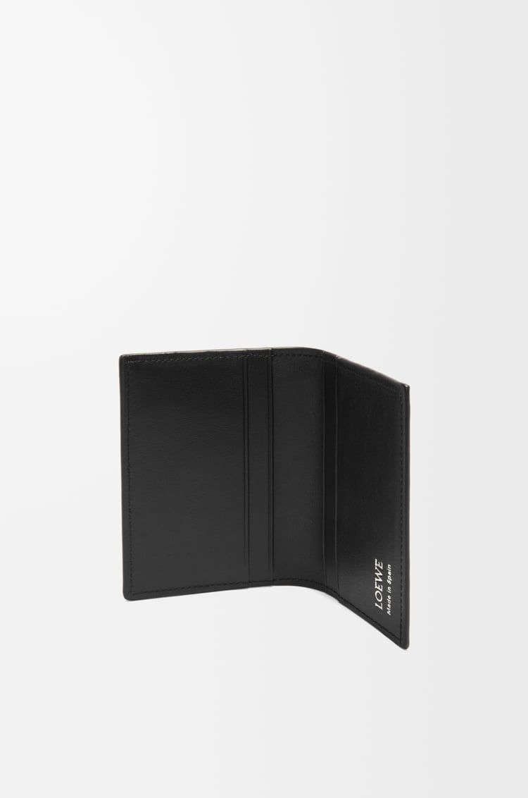LOEWE Slim bifold cardholder in shiny nappa calfskin Deep Navy/Black