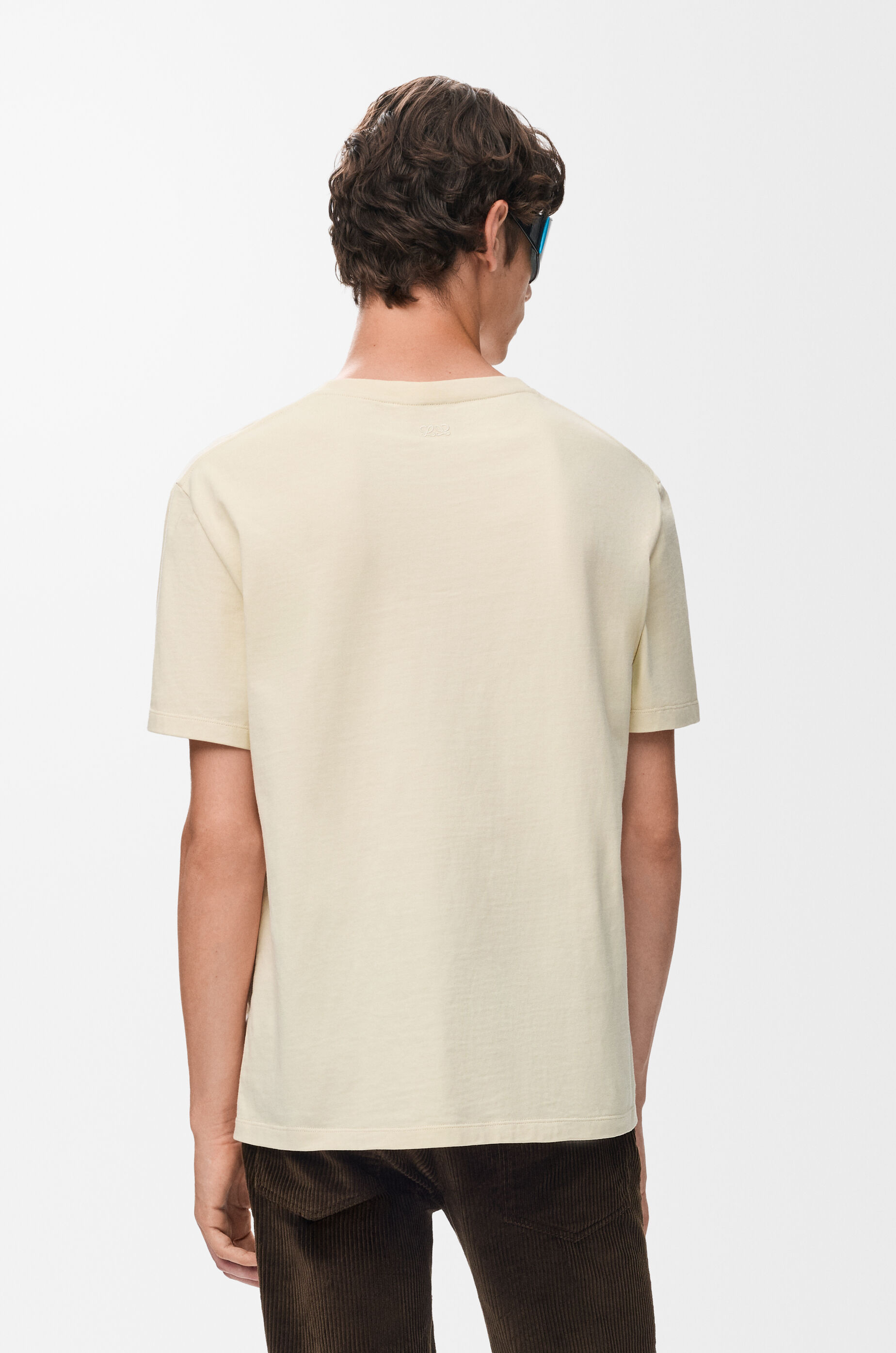 Relaxed fit T-shirt in cotton Beige - LOEWE USA Official Website