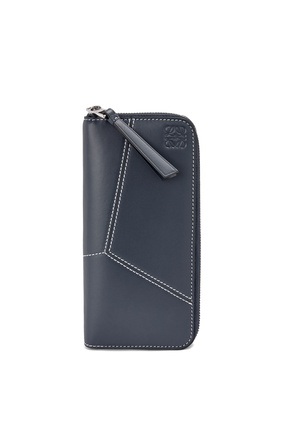 LOEWE Puzzle stitches open wallet in smooth calfskin Ocean plp_rd