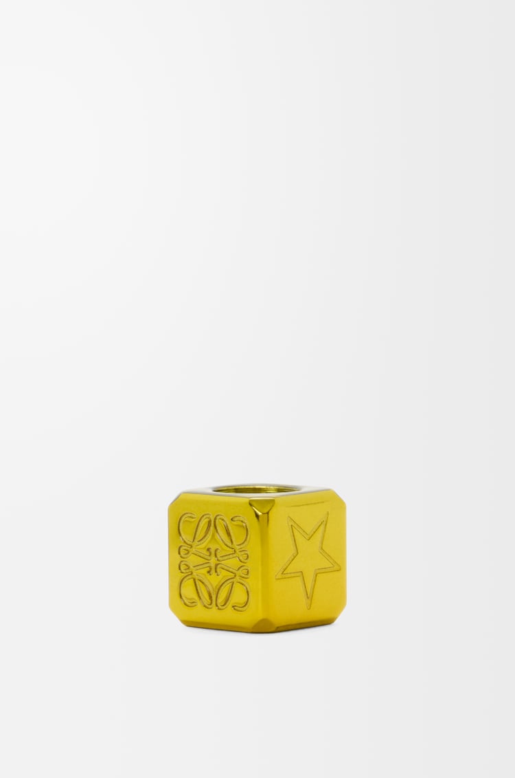 LOEWE Anagram 立方体骰子 黄色