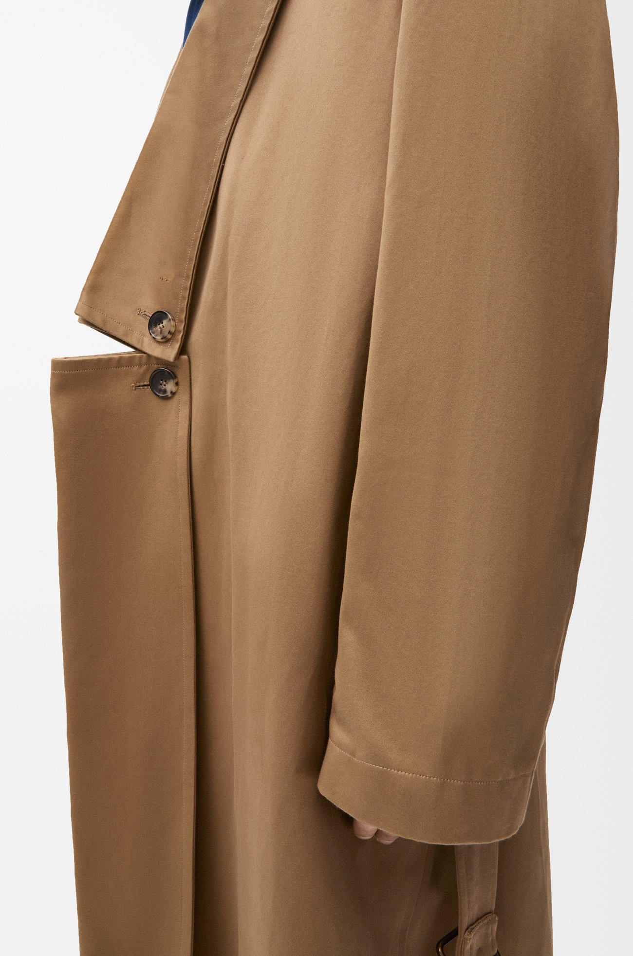 LOEWE Coat in cotton Beige plp_rd