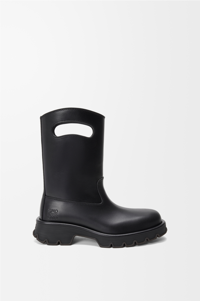 Bobby boot in vegetable-tanned calfskin