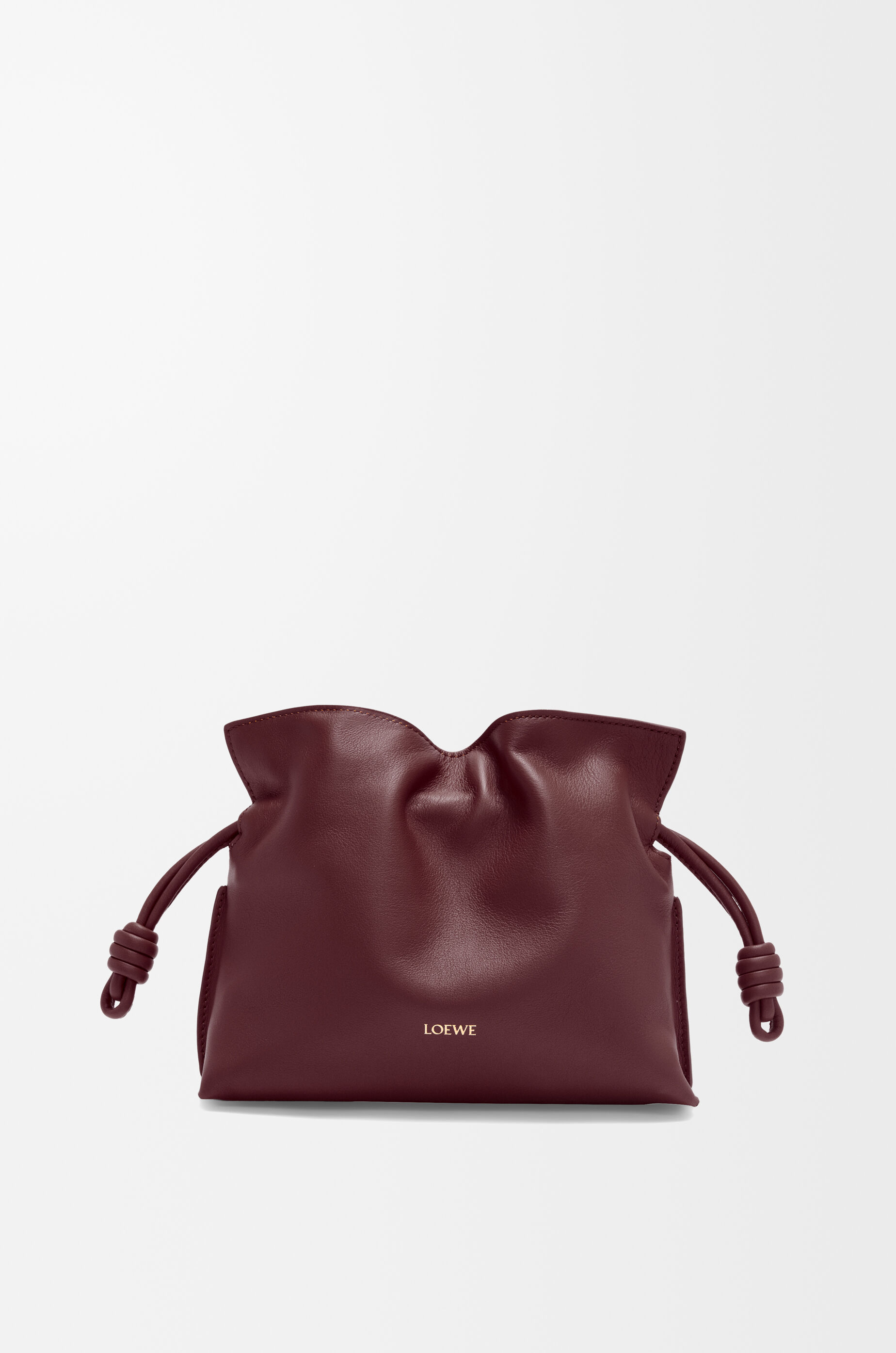 フラメンコクラッチ ミニ（ナパカーフ） レッド - LOEWE