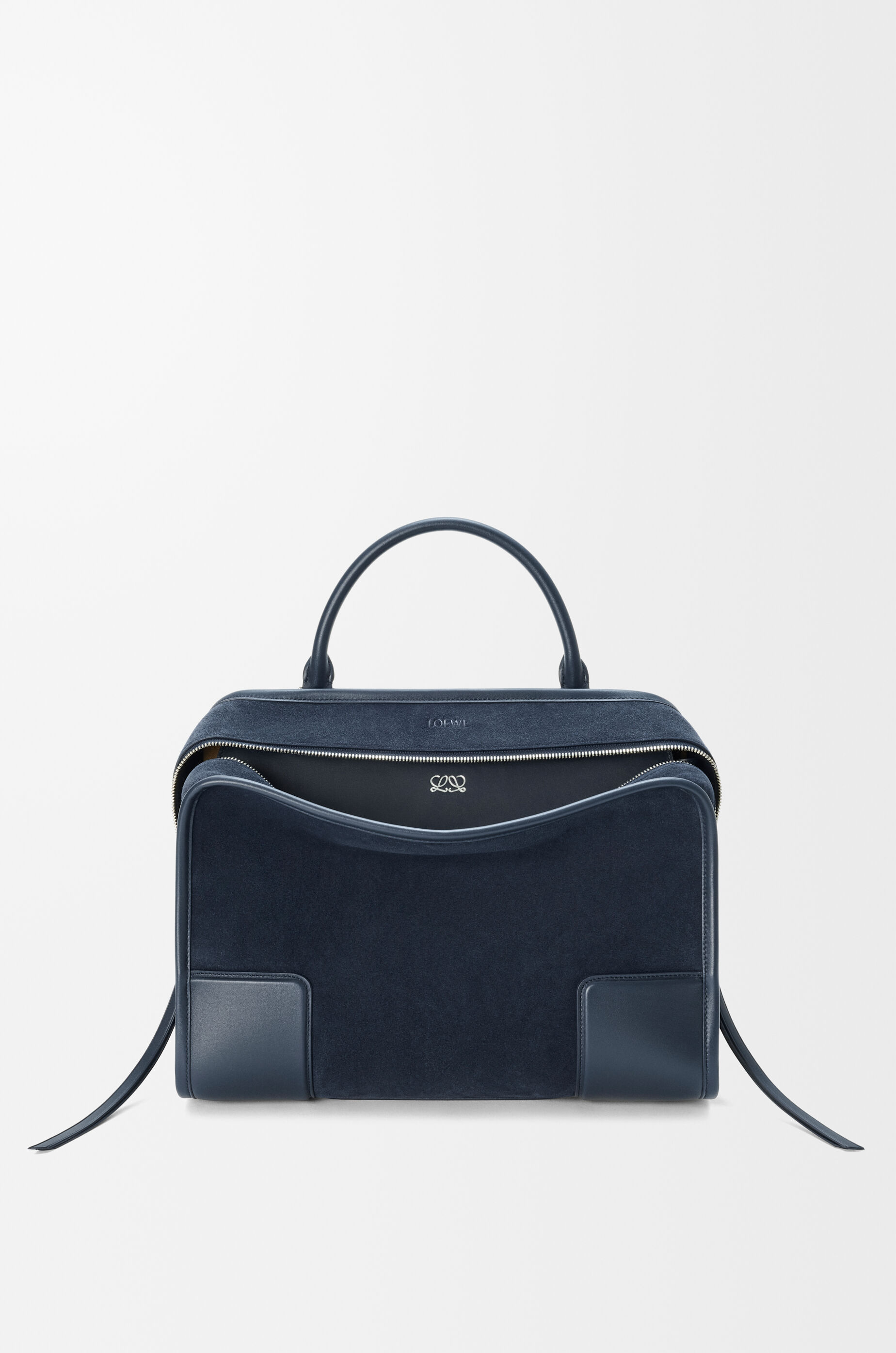 LOEWEアマソナスエードバック アマソナ180 バッグ ラージ（スエード） ブルー - ロエベ 日本 公式サイト