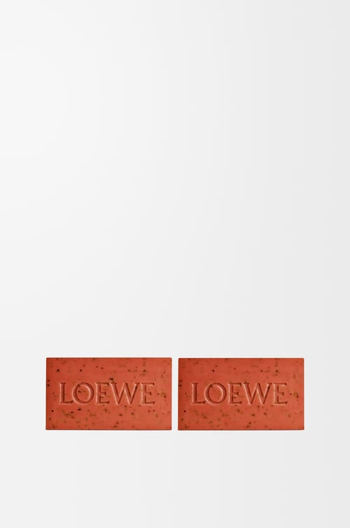 LOEWE Tomato Leaves soap bar duo set Red