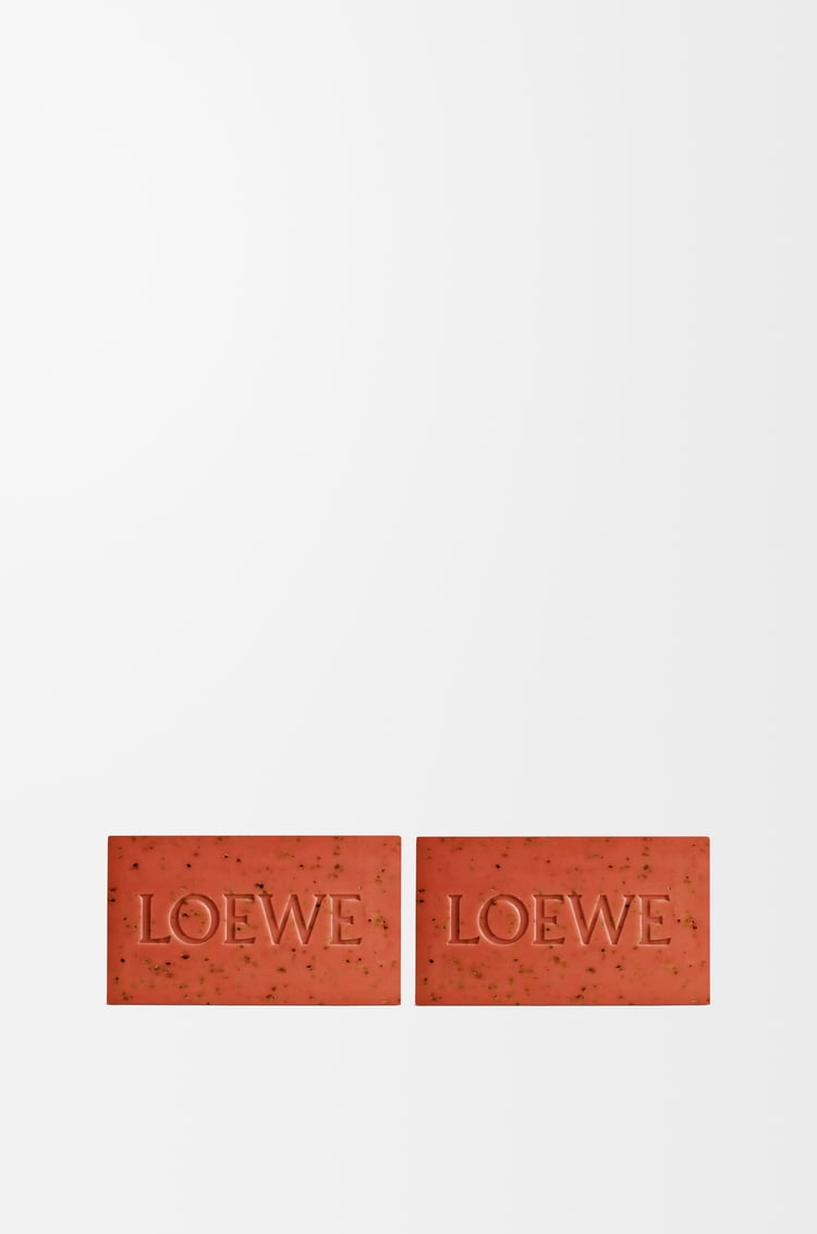 LOEWE Tomato Leaves soap bar duo set Red