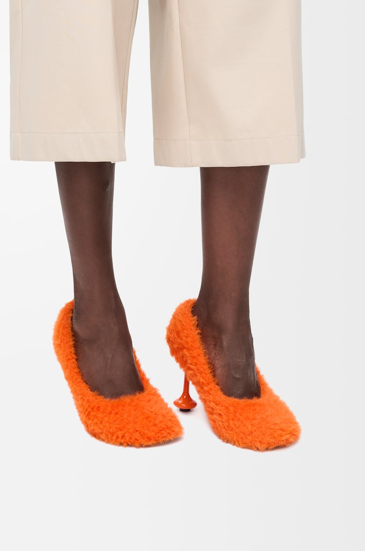 LOEWE トイ パンプス（ニット） ビビッドオレンジ