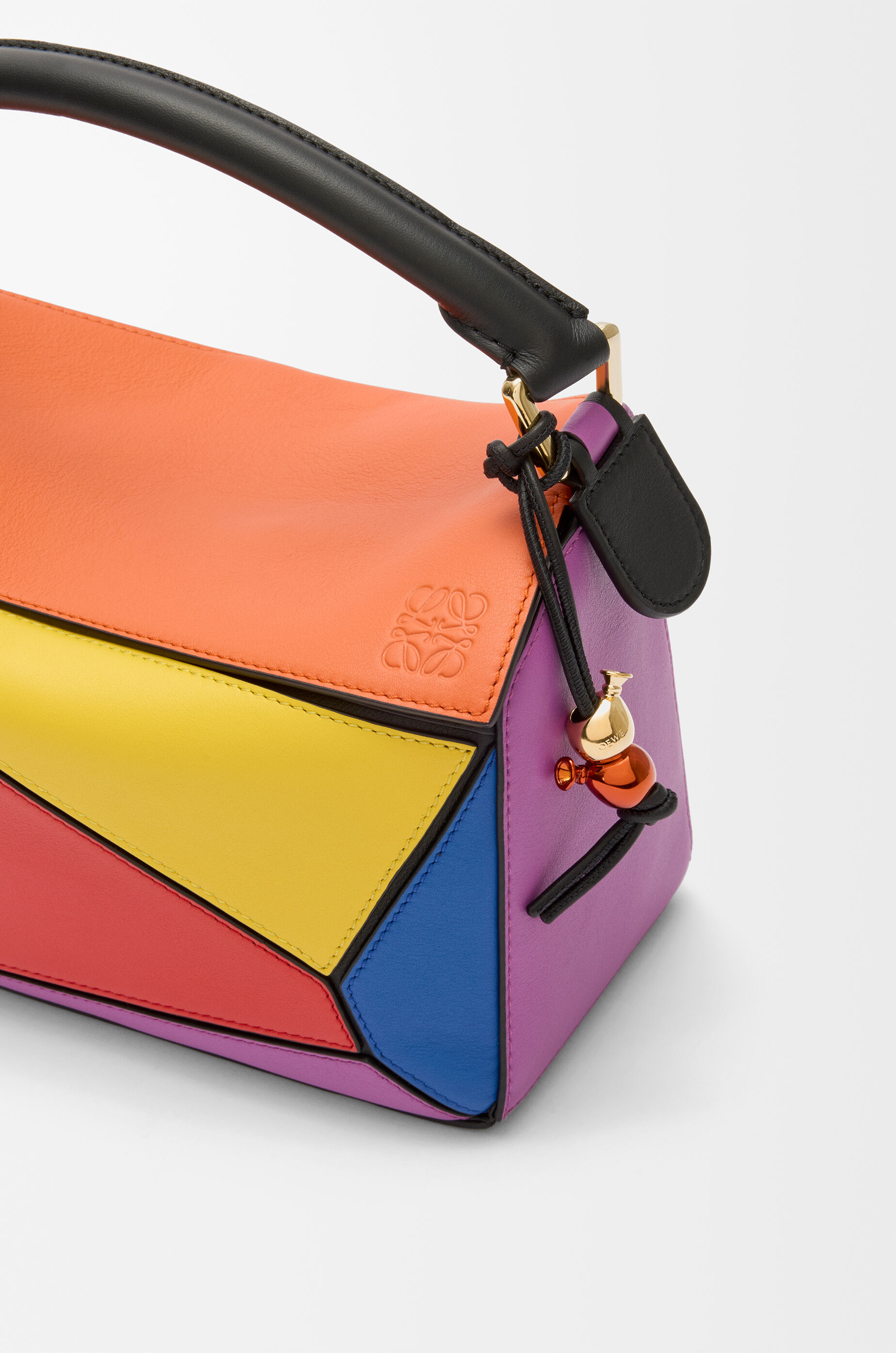 パズル10 マルチカラー リエディション バッグ（クラシックカーフ