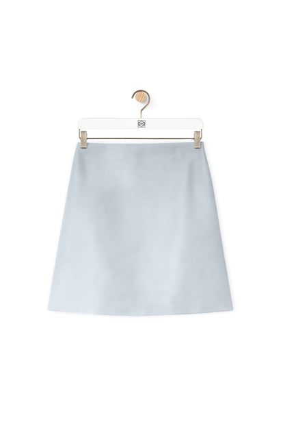 LOEWE Reproportioned skirt in nappa lambskin 粉藍色