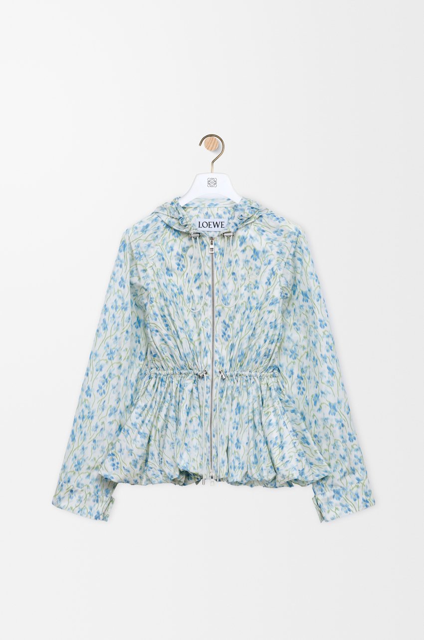 Hooded Jacket (Silk Blend Taffeta)