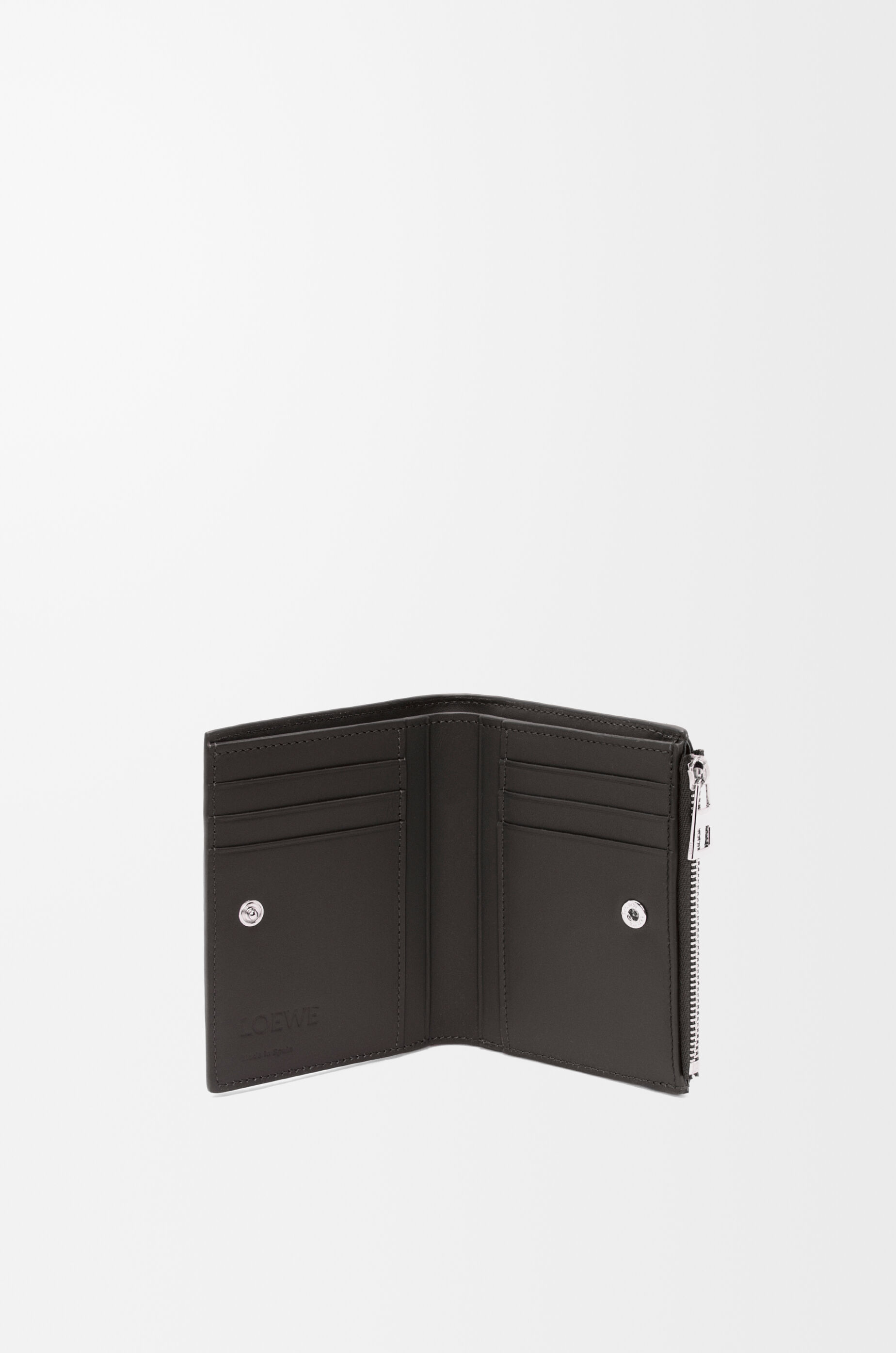LOEWE スリム コンパクト ウォレット（テクスチャードクラシックカーフ） スリム コンパクト ウォレット（ソフトグレインカーフ） グレー