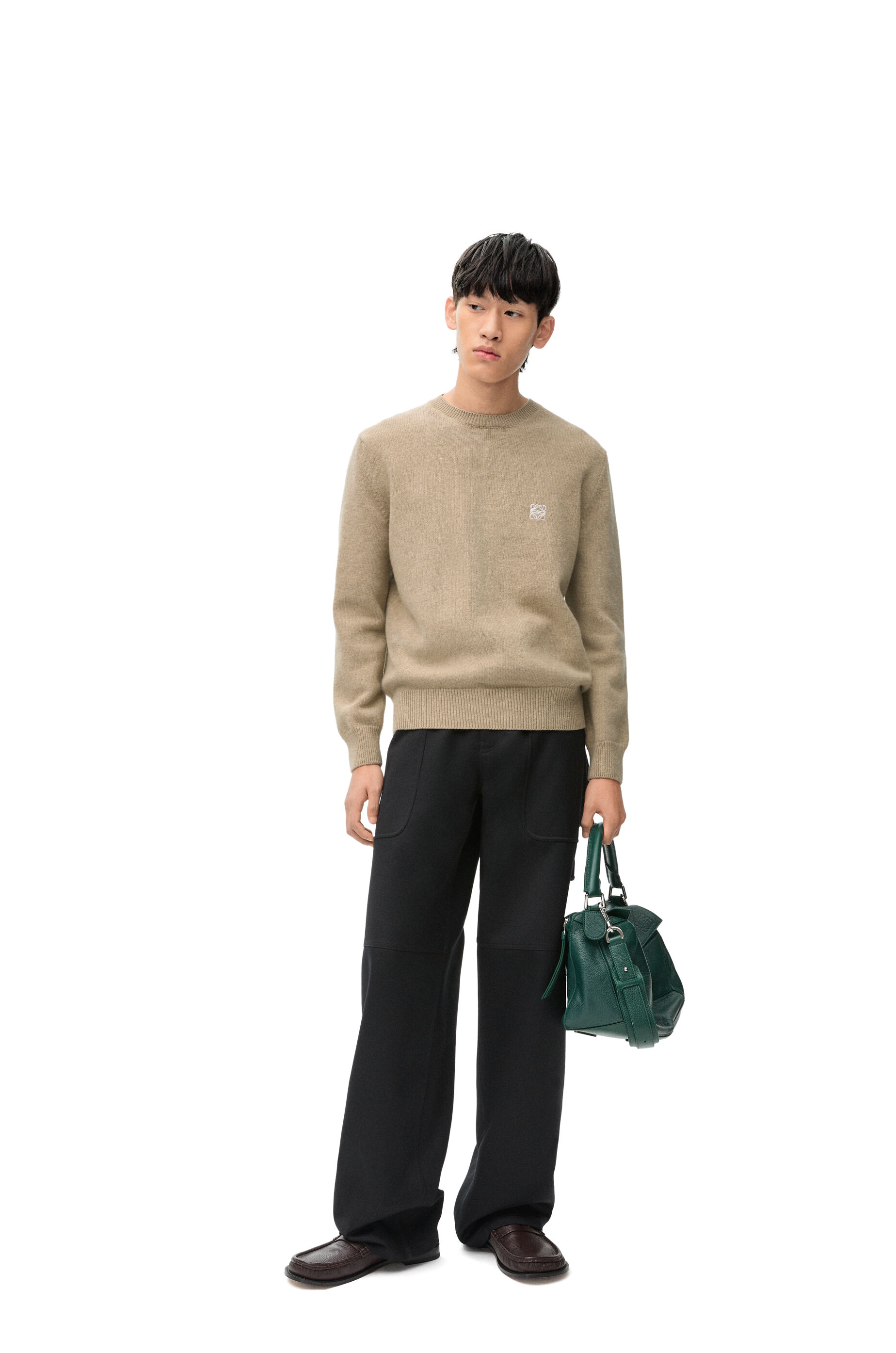 セーター（ウール） ベージュメランジュ - LOEWE