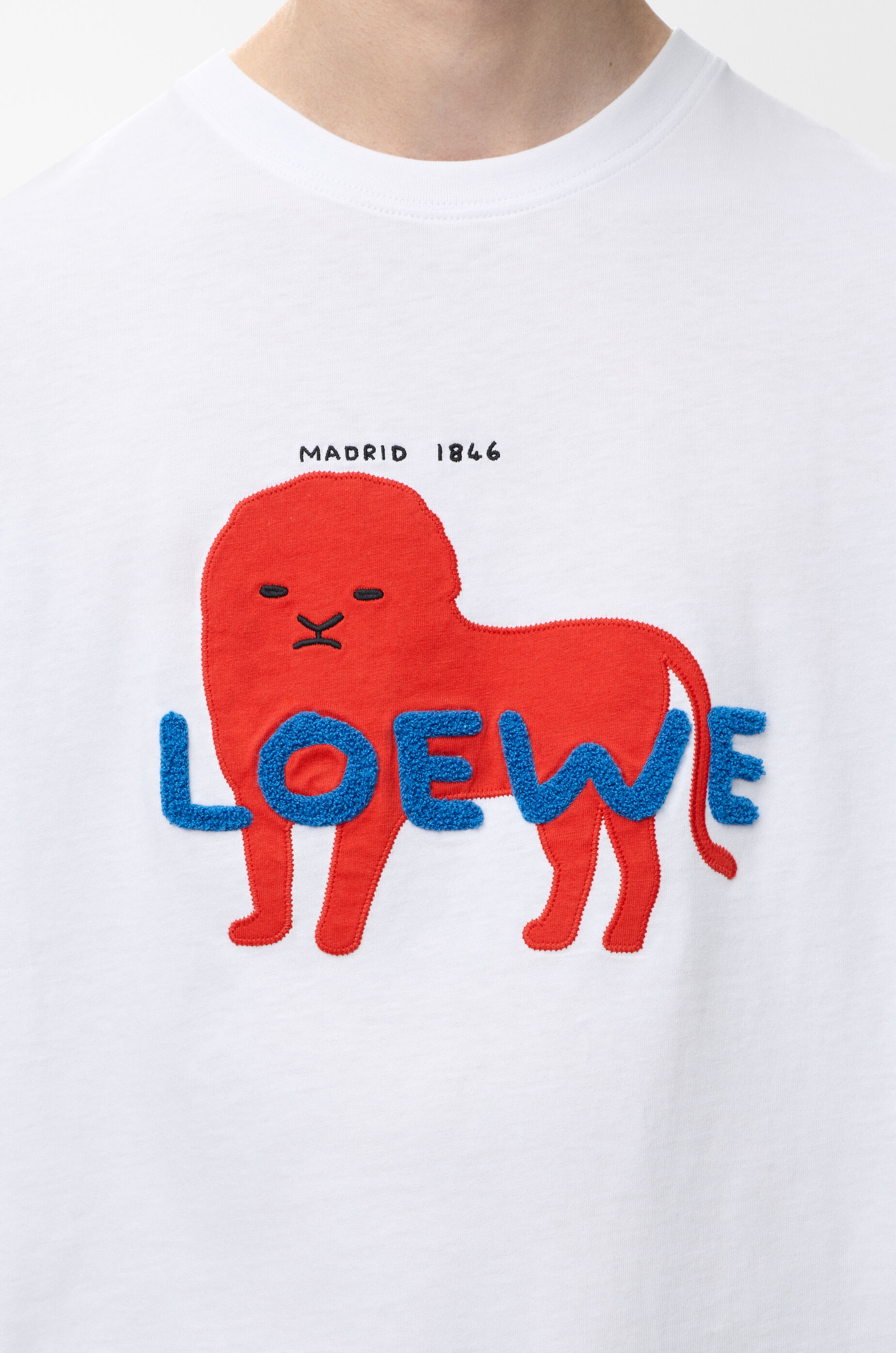 リラックスフィット Tシャツ（コットン） ホワイト - ロエベ 日本 公式