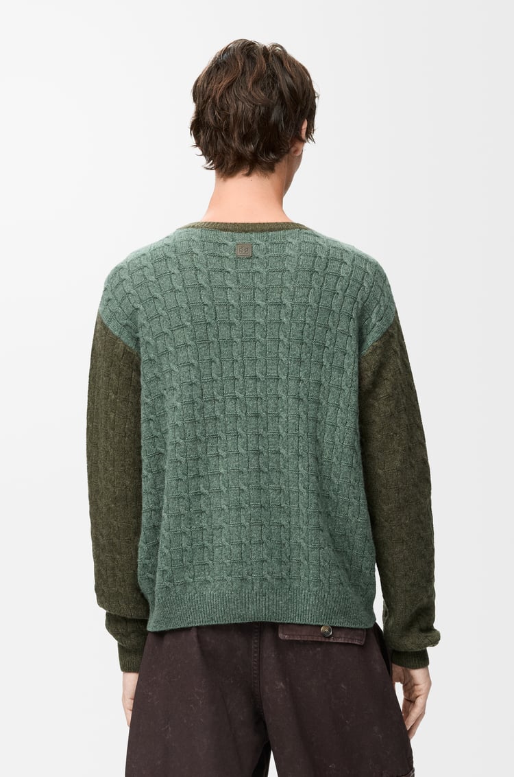 LOEWE セーター（カシミヤ） Light Green/Khaki Green