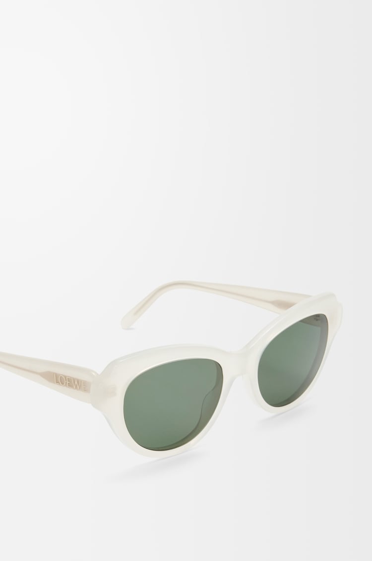 LOEWE スワン スリム サングラス Milky Ivory