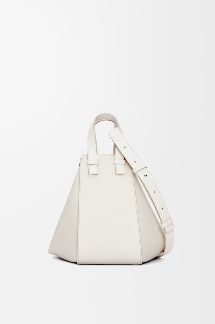 LOEWE Small Hammock bag in soft grained calfskin Soft White