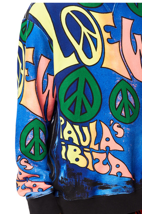 LOEWE Sudadera en algodón con estampado Paula's peace Multicolor