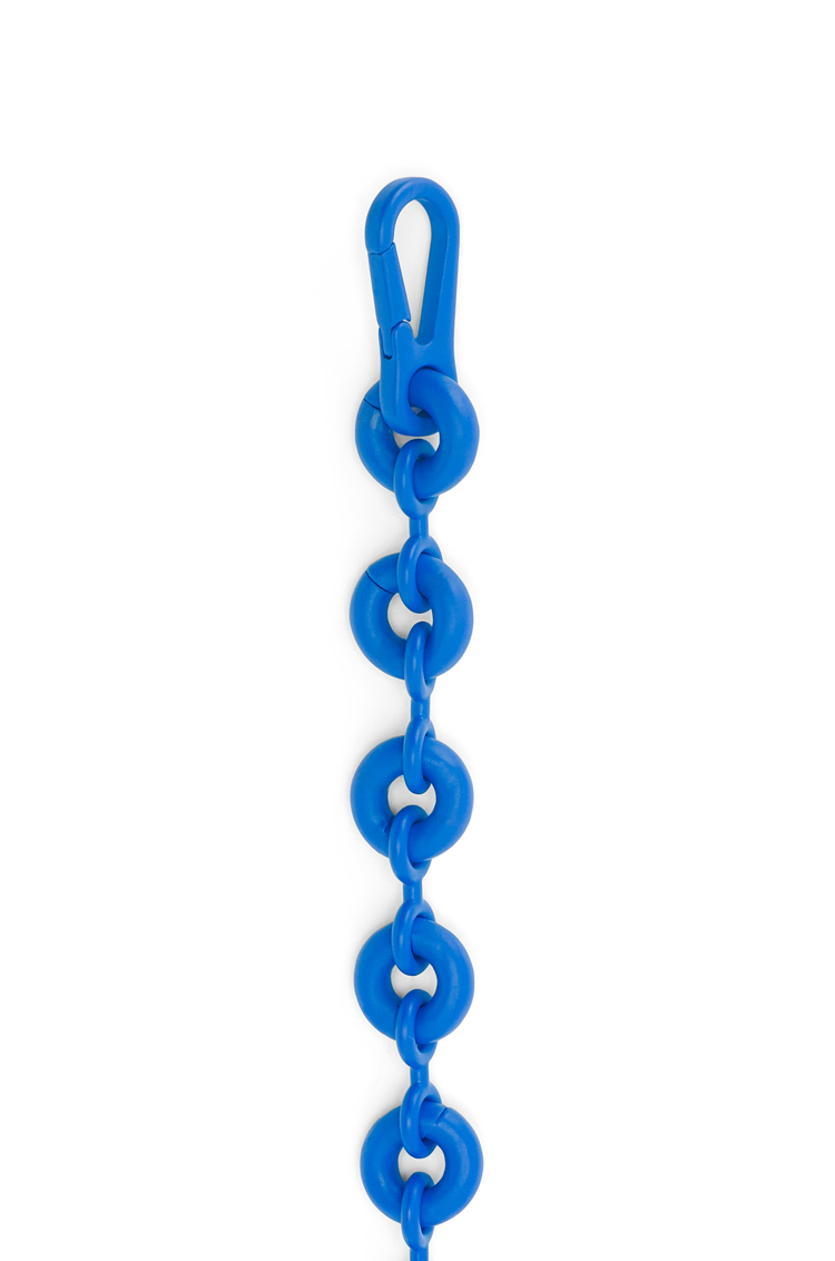 LOEWE Donut chain strap Scuba Blue