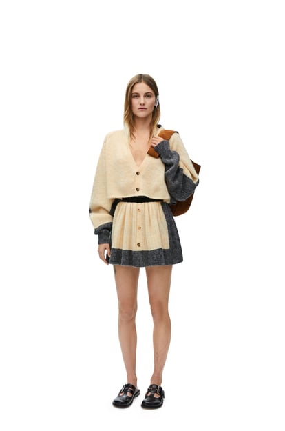 LOEWE Skirt in wool Yellow/Grey plp_rd