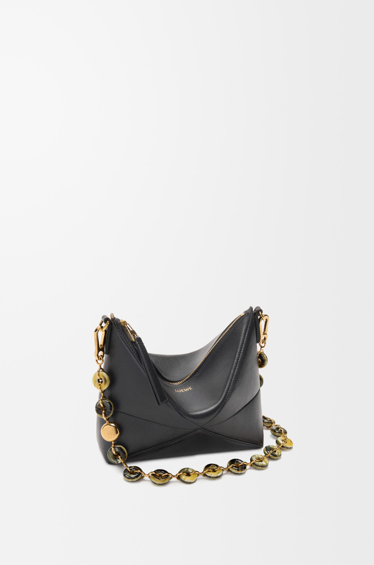 LOEWE ドーナツチェーン ブラック/ベージュ