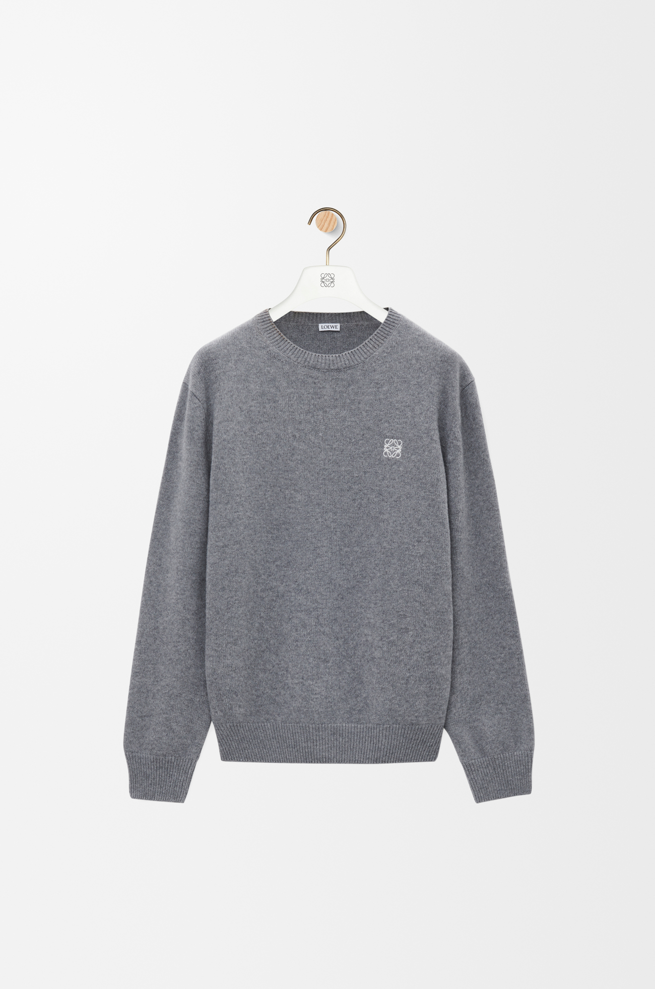 LOEWE Jersey en lana Gris Jaspeado