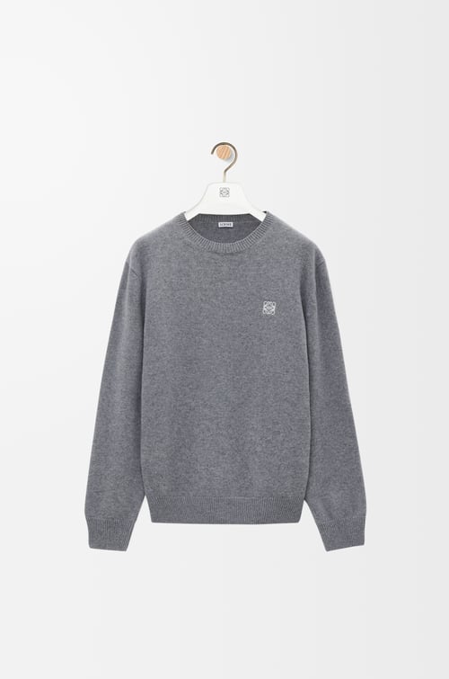 LOEWE Jersey en lana Gris Jaspeado