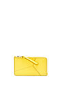 LOEWE Puzzle stitches coin cardholder in smooth calfskin Lemon pdp_rd