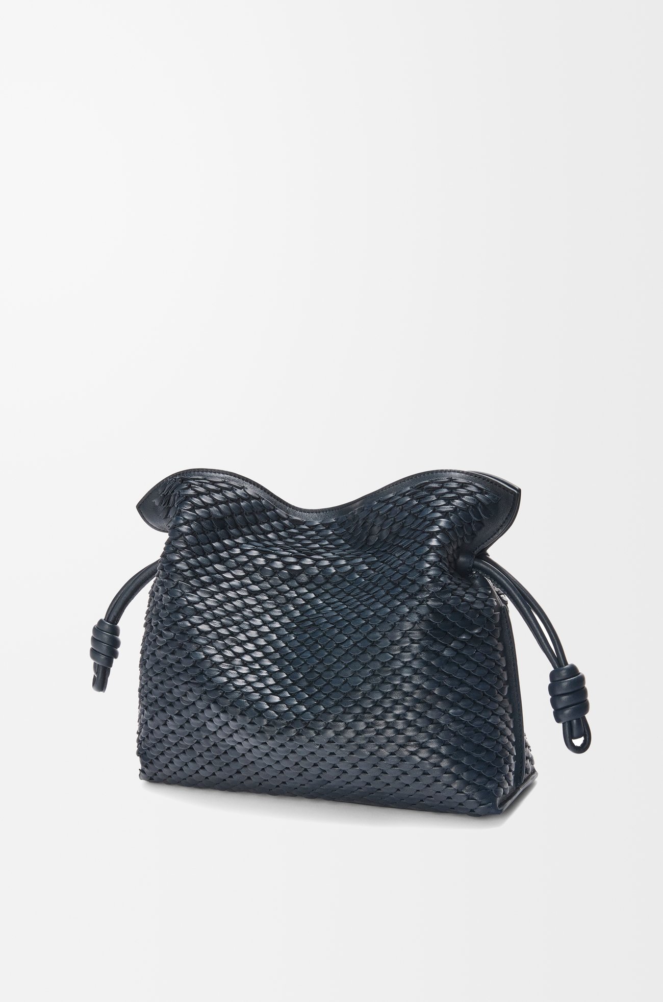 LOEWE フラメンコクラッチ ミディアム （メローナパラム） Dark Ink