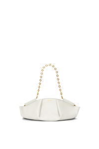 LOEWE パセオバッグ チェーン スモール(シャイニーナパカーフ) ソフトホワイト