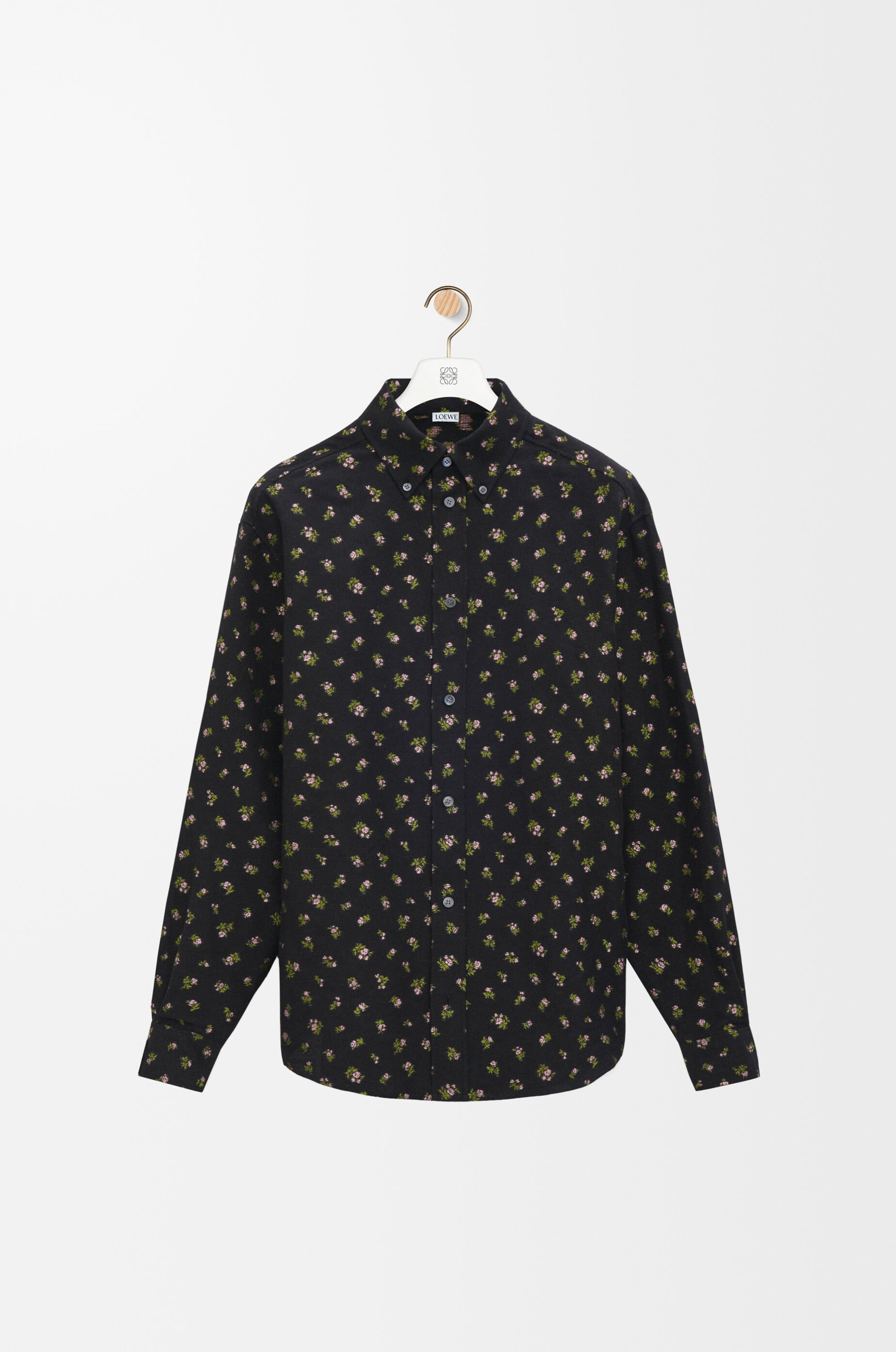 会員様限定 お買い得商品 Shirt in LOEWE - Black blend cotton トップス