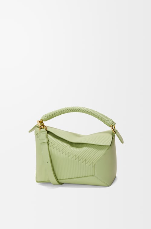 LOEWE パズルバッグ スモール（カーフ） ライトペアー plp_rd