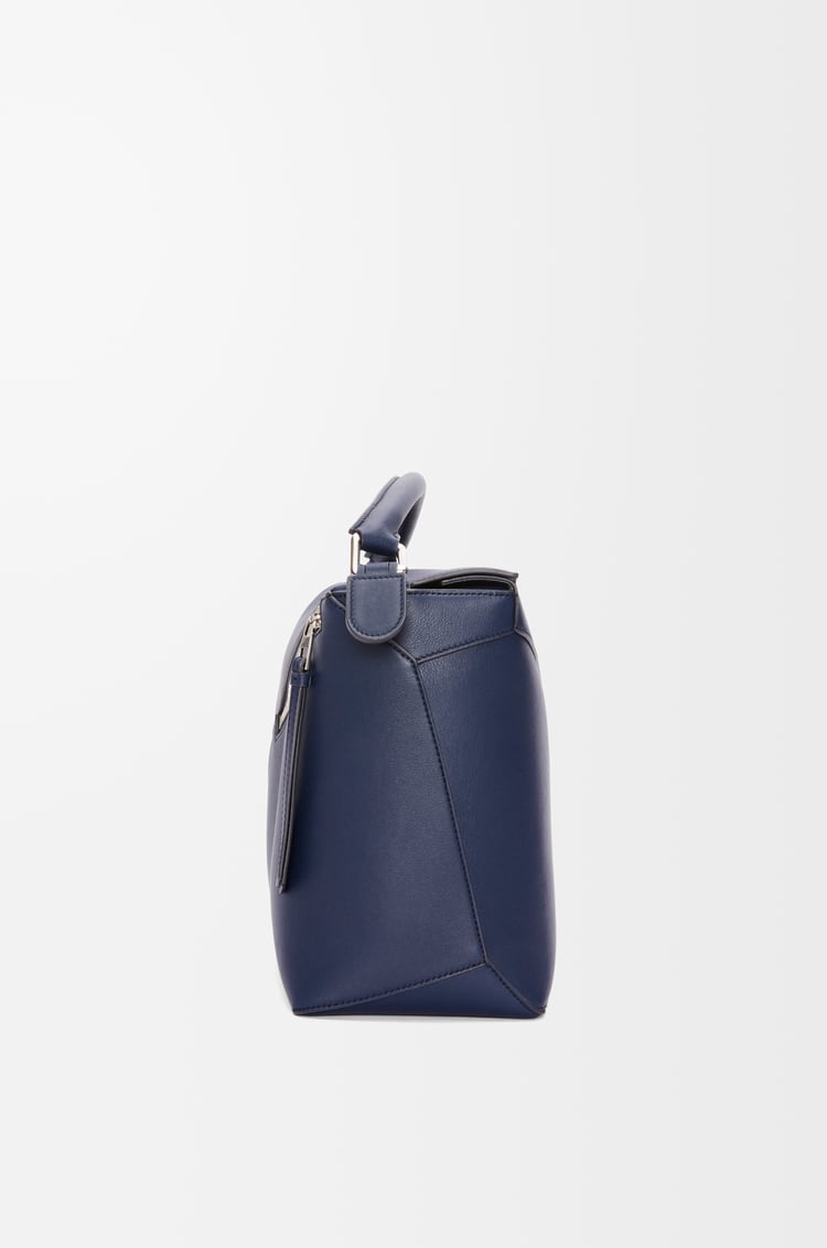 LOEWE Large Puzzle Edge bag in classic calfskin Abyss Blue
