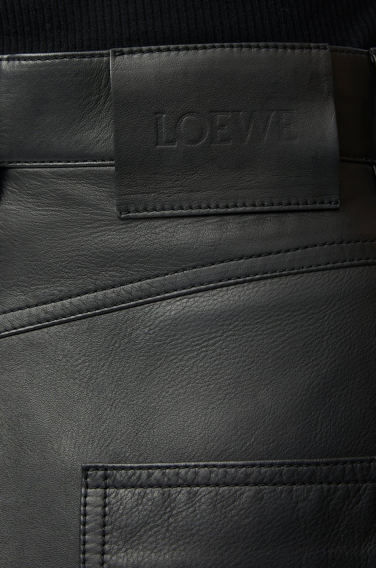 LOEWE Balloon trousers in nappa lambskin Black