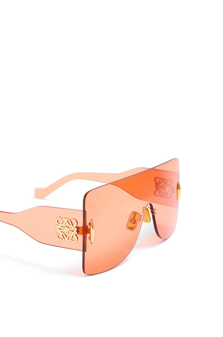 LOEWE 尼龙矩形面具太阳镜 橙色 pdp_rd