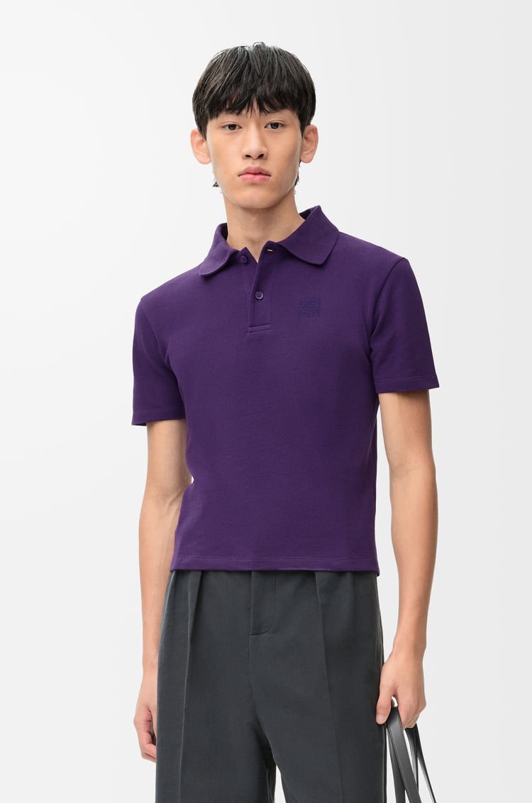 LOEWE Polo in cotton Purple