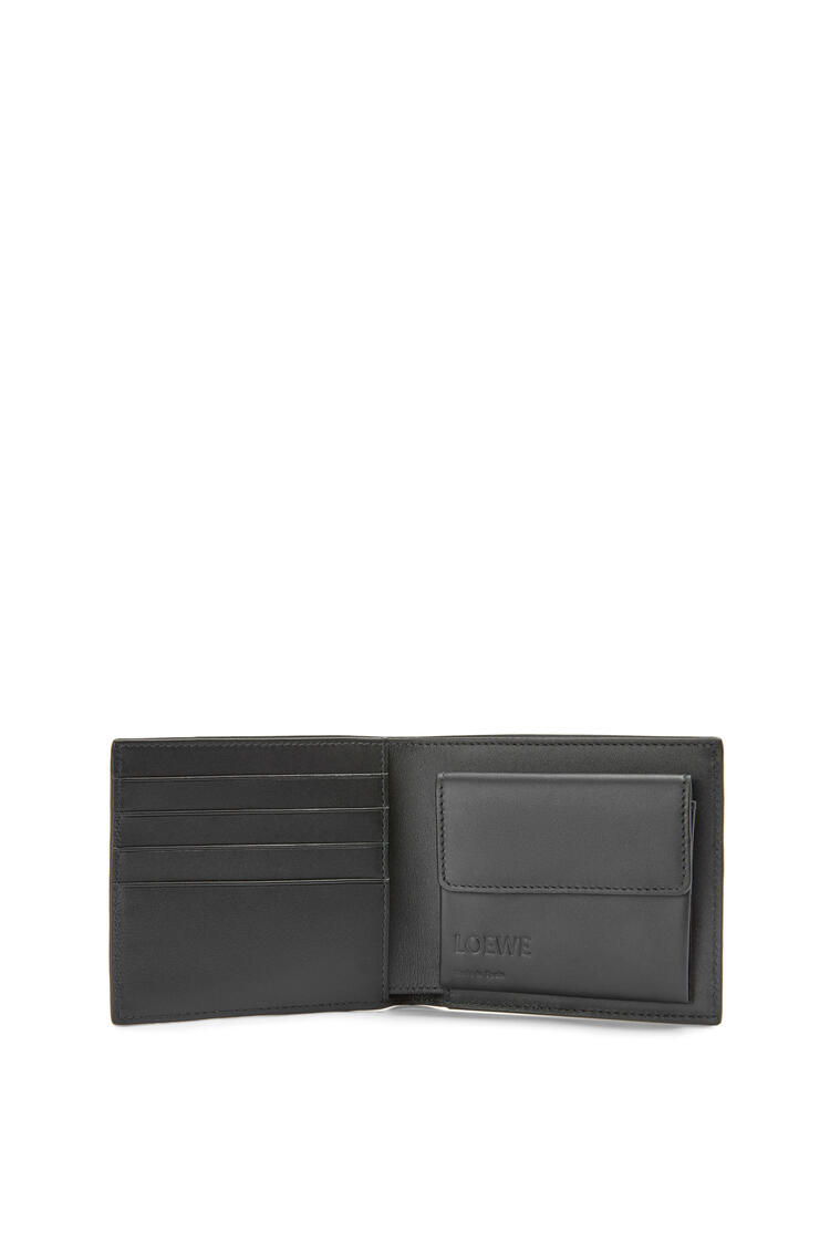 LOEWE Puzzle stitches bifold coin wallet in smooth calfskin Apple Green