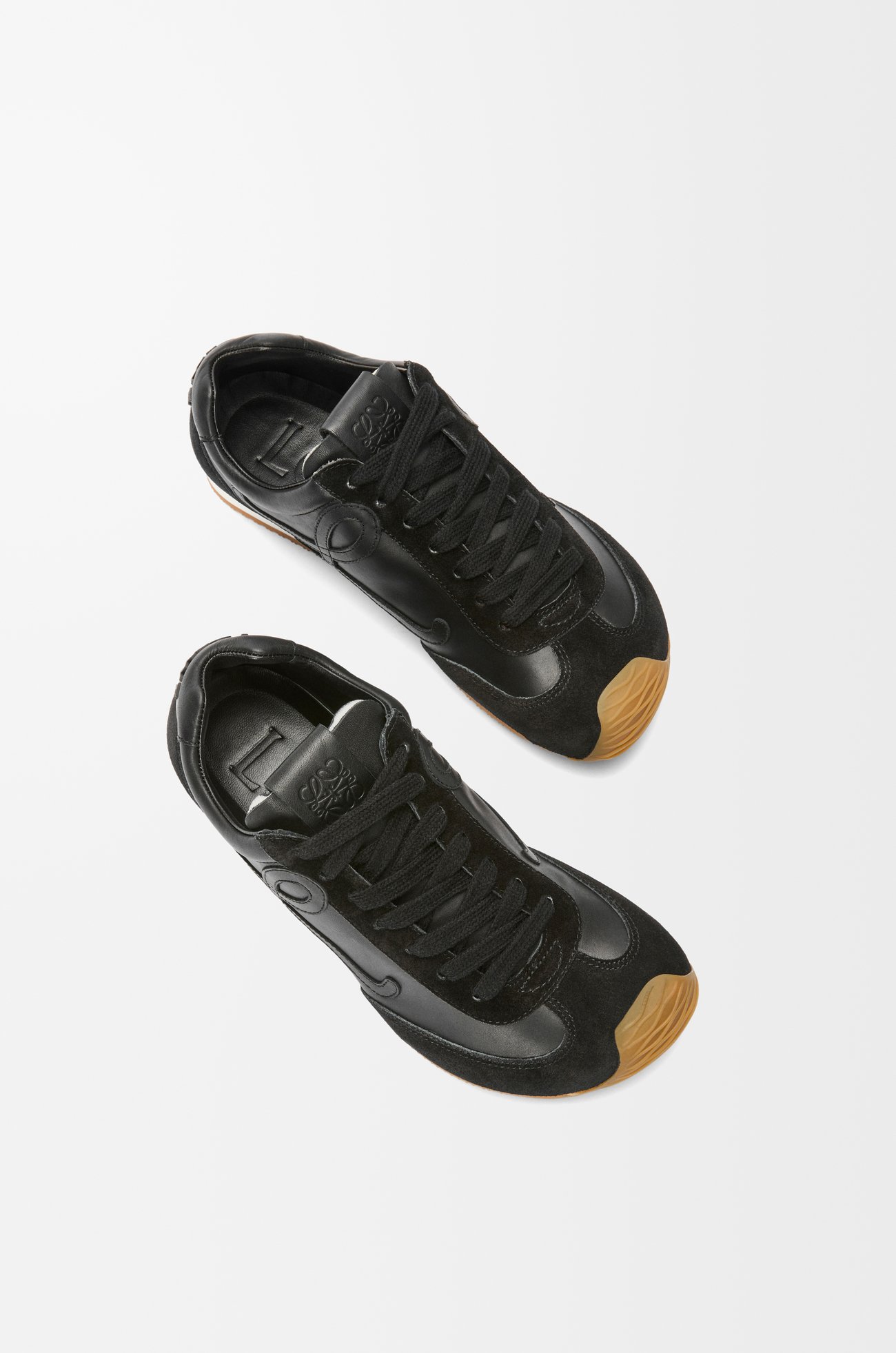 LOEWE Zapatilla Ballet Runner 2.0 en piel de ternera Negro