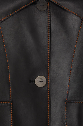 LOEWE Button jacket in nappa 黑色 plp_rd